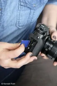 Managing digital images on memory cards and files